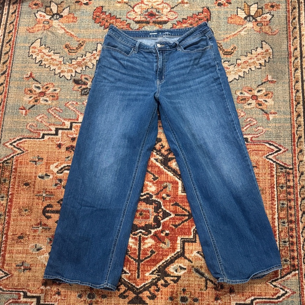 Old Navy Wow Wide Leg High-Rise Jeans